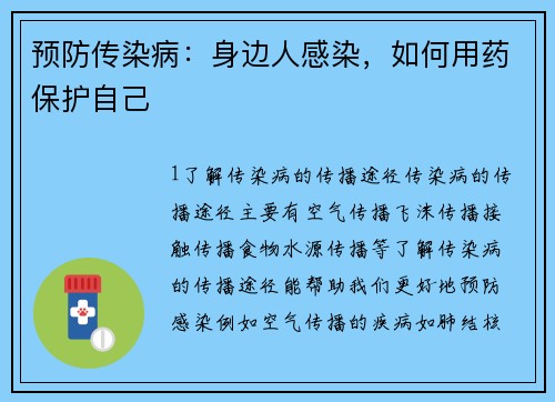 预防传染病：身边人感染，如何用药保护自己